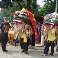 Seni tradisi Barong dari Sekeloa Bandung meriahkan seren taun Jagaseke.
